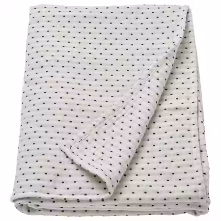 JAKOBSLILJA Покрывало - белый с оттенком/антрацит 230x250 см