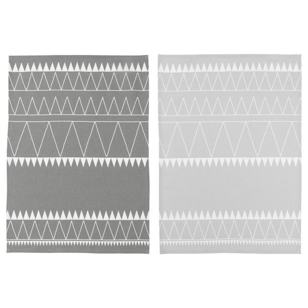 Полотенце кухонное ВИНТЕР 2017, серый, белый (50x70 см) - фото 1