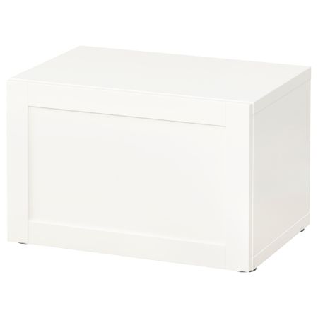 Стеллаж с дверью, белый, Hanviken белый, 60x42x38 см IKEA BESTÅ БЕСТО 690.468.78
