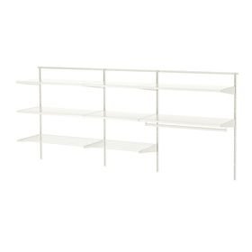 BOAXEL Комбинация для прачечной - белый/металлический 227x40x101 см