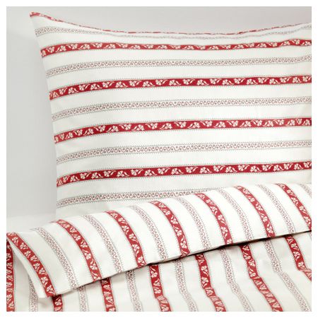 Пододеяльник и 1 наволочка ПЭРЛЬГИАЦИНТ, белый, в полоску