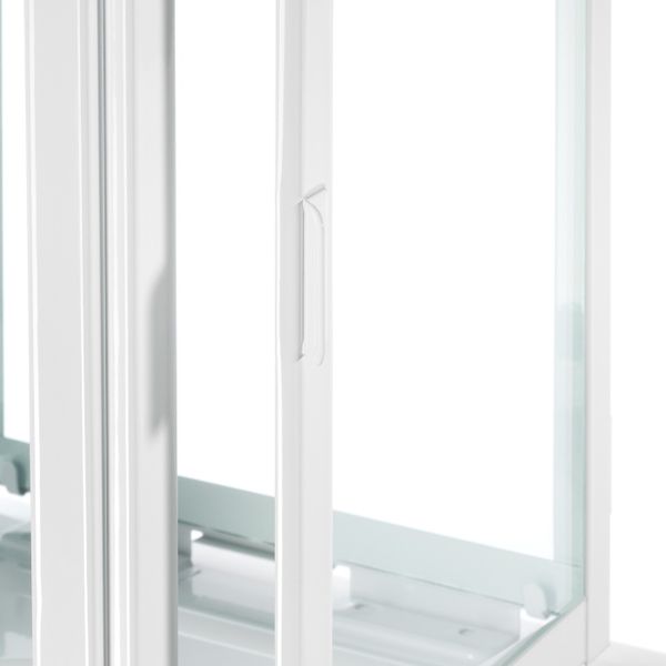 Фонарь для формовой свечи, для дома/улицы белый, 44 см IKEA БОРБЮ 503.804.46 - фото 4