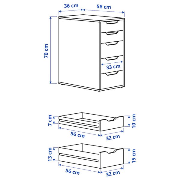 IKEA, дополнительный ракурс - схема-чертеж с размерами