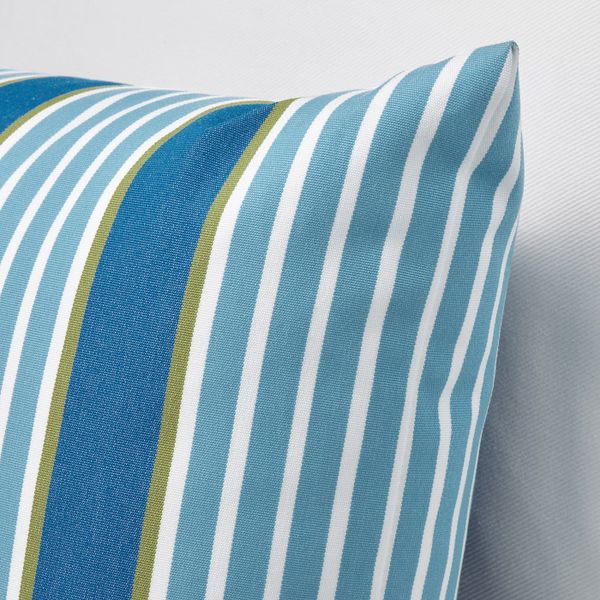 Подушка для дома/сада, синий полоска 30x58 см IKEA FUNKÖN ФУНКЁН 104.384.68 - фото 6