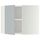 Угловой навесной шкаф с полками, 68x60 см, белый, Veddinge серый IKEA METOD МЕТОД 799.179.94