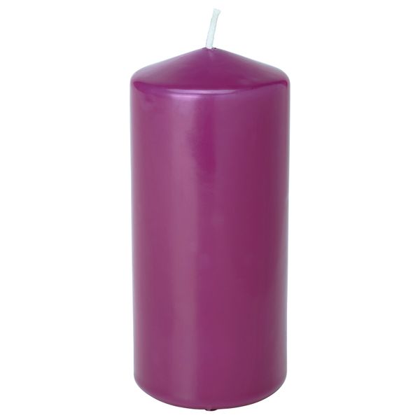 Неароматическая свеча формовая ДАГЛИГЕН, темно-сиреневый (14 см) - фото 1