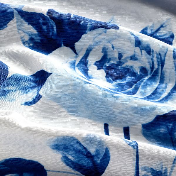 Гардины с прихватом, 1 пара, синий, 145x300 см IKEA МЕТТЕМАРИ 804.443.24 - фото 2