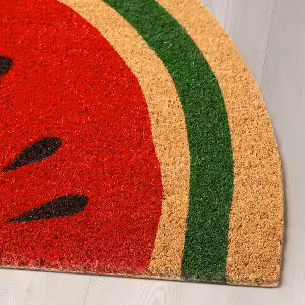 HALLSPÅR ХАЛЛСПОР Придверный коврик - арбуз 50x90 см - схема-чертеж с размерами