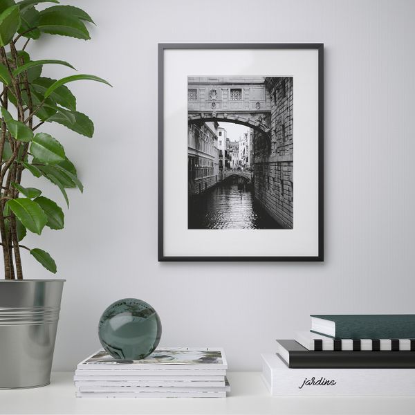 Рама, черный 30x40 см IKEA LOMVIKEN ЛОМВИКЕН 003.817.21 - фото 3