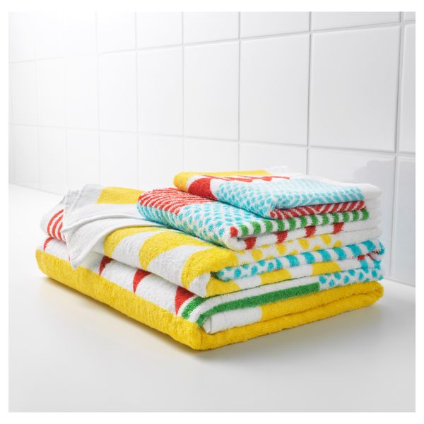 Полотенце НИММЕРН, разноцветный (50x100 см) - схема-чертеж с размерами