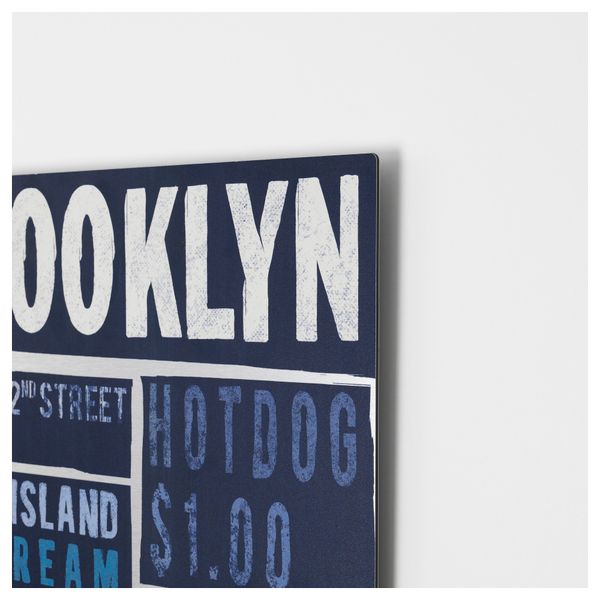 Постер КОППАРФЭЛЛ, Нью-йоркские указатели (32x72 см) - схема-чертеж с размерами