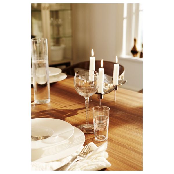 Стакан СТОКГОЛЬМ, прозрачное стекло, с рисунком (17 сл) - схема-чертеж с размерами