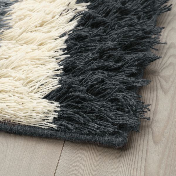 Ковер, длинный ворс, разноцветный 133x195 см IKEA NAUTRUP НАУТРУП 004.400.18 - фото 2