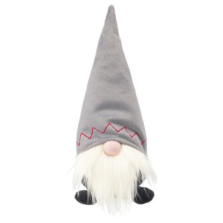 Мягкая игрушка, Санта ВИНТЕР 2018, Санта Клаус, серый (32 см)