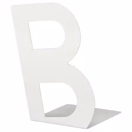 BUSBASSE Ограничитель для книг - белый