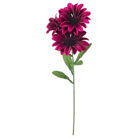 Цветок искусственный СМИККА, Африканская ромашка, темно-розовый (53 см)