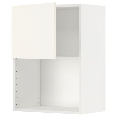 METOD Навесной шкаф для СВЧ-печи - белый/Vallstena белый 60x80 см