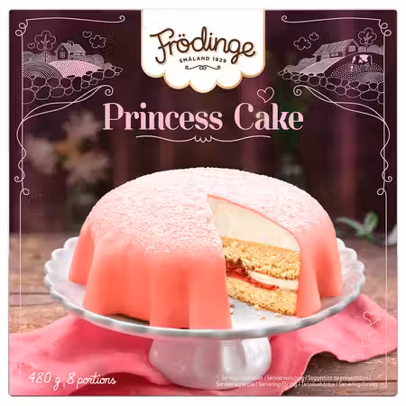 FRÖDINGE Пирожные с марципаном 480 гр