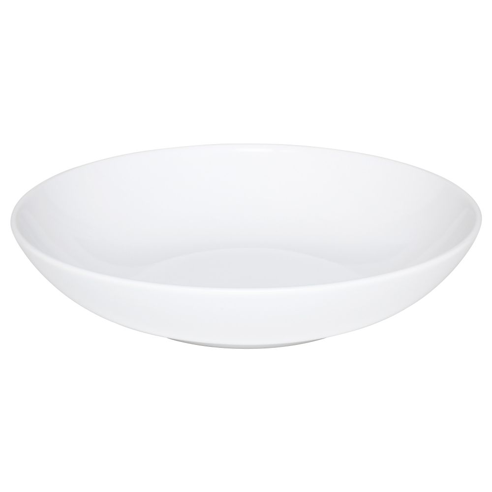 Тарелка глубокая ФЭРГРИК, белый, фаянс (24 см) - фото 1