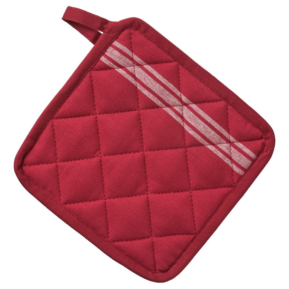 Прихватка, красный 19x19 см IKEA HILDEGUN ХИЛЬДЕГУН 504.840.57 - фото 1