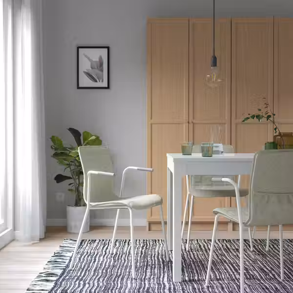 LÄKTARE Конференц-стул - светло-зеленый/белый - фото 6