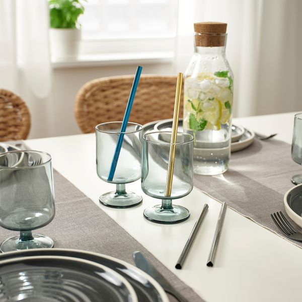 Трубочки для напитка, щеточка, 5 предмета, разные формы разные цвета IKEA LUFTTÄT ЛУФТТЭТ 205.612.88 - фото 6