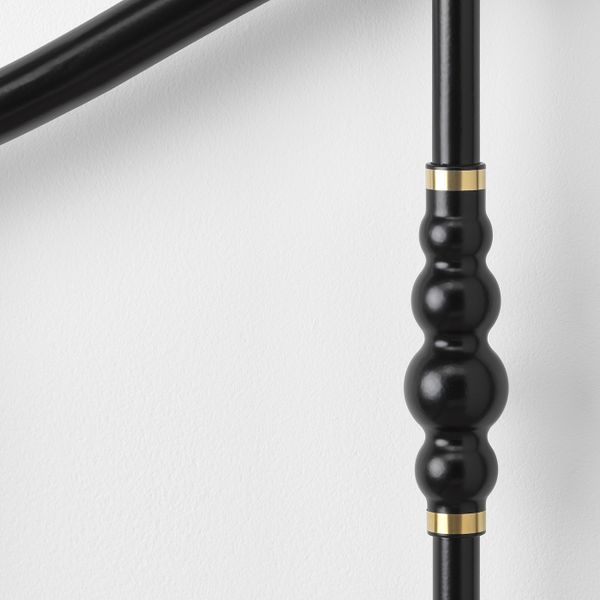 Каркас кровати, черный 140x200 см IKEA SAGSTUA САГСТУА 892.689.05 - фото 6