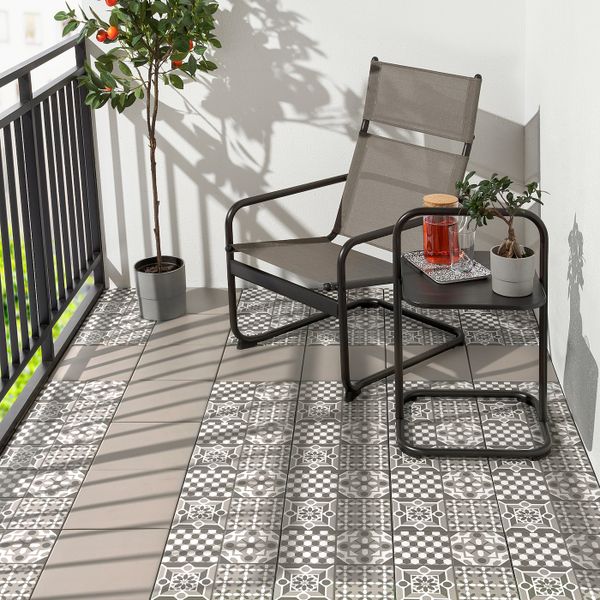 Настил, для/улицы, для дома, улицы/серый 0.81 м² IKEA MÄLLSTEN МЭЛЛЬСТЕН 393.204.06 - фото 3