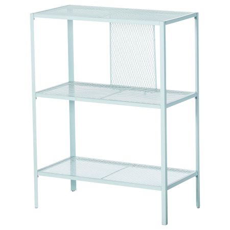 Стеллаж, металлический/светлая бирюза 60x30x80 см IKEA BAGGEBO БАГГЕБО 204.899.47