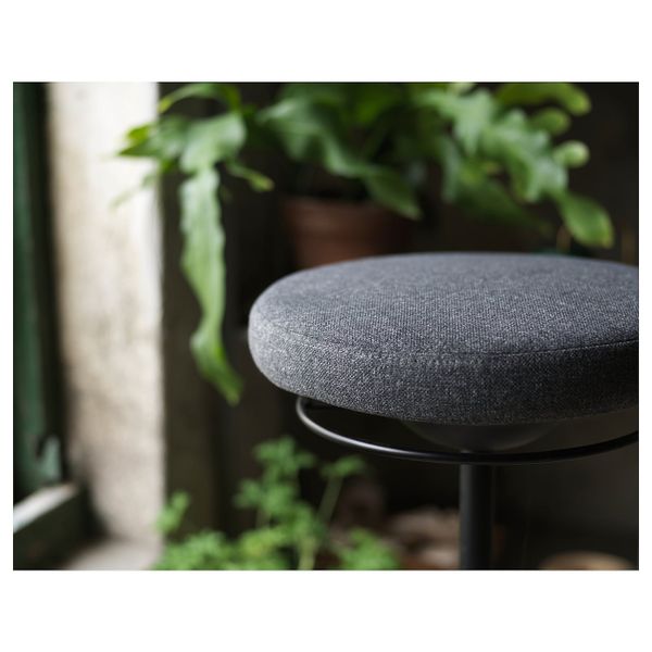 Табурет-опора для работы сидя/стоя, Гуннаред темно-серый IKEA LIDKULLEN ЛИДКУЛЛЕН 304.457.88 - фото 5
