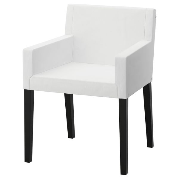 Каркас стула с подлокотниками НИЛЬС, черный - схема-чертеж с размерами