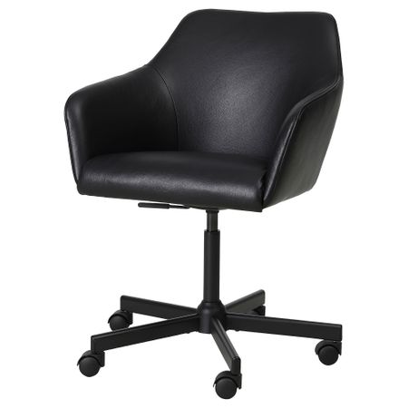 Рабочий стул, Grann черный, черный IKEA MALSKÄR МАЛЬСКЭР, TOSSBERG ТОССБЕРГ 595.081.72
