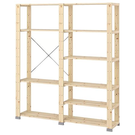 HEJNE 2 секции - хвойное дерево/хвойное дерево 154x31x172 см
