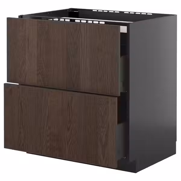 METOD / KNIVSHULT Шкаф д/варочной панели/2фасада/2ящ - фото 1