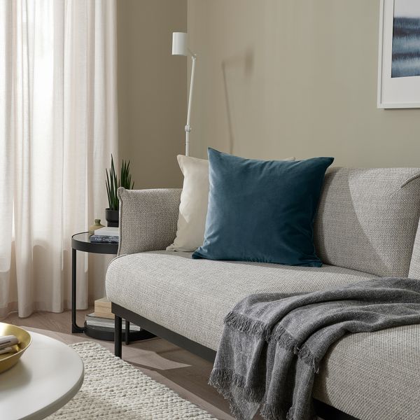 Чехол на подушку, 50x50 см, насыщенный синий IKEA SANELA САНЕЛА 805.483.26 - фото 6