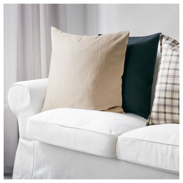 Чехол на подушку ВИГДИС, бежевый (50x50 см) - схема-чертеж с размерами