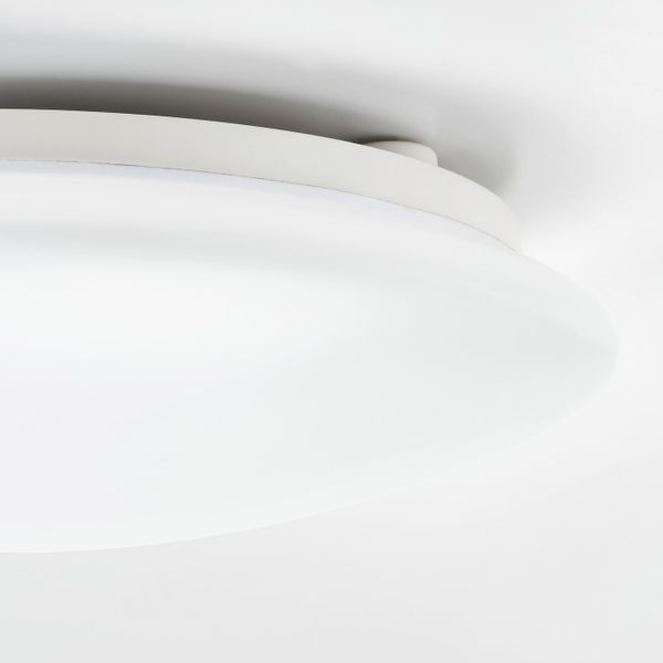 Светодиодная потолочный светильник/бра, белый 25 см IKEA BARLAST БАРЛАСТ 004.980.14 - схема-чертеж с размерами