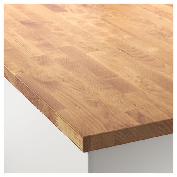 Столешница ХАММАРП, береза - схема-чертеж с размерами