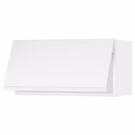 METOD Горизонтальный навесной шкаф - белый/Voxtorp матовый белый 80x40 см