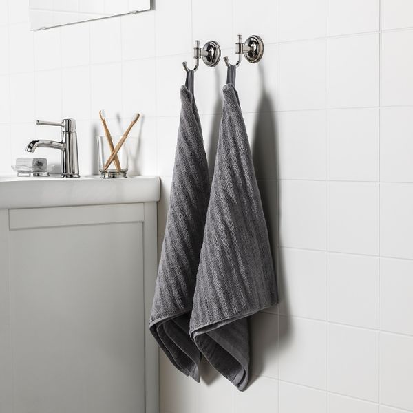 Полотенце, серый, 50x100 см IKEA ФЛОДАРЕН 203.813.29 - фото 2