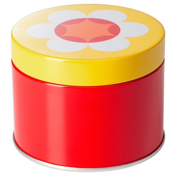 Банка с крышкой СОММАР 2019, красный/желтый (7 см) - фото 1