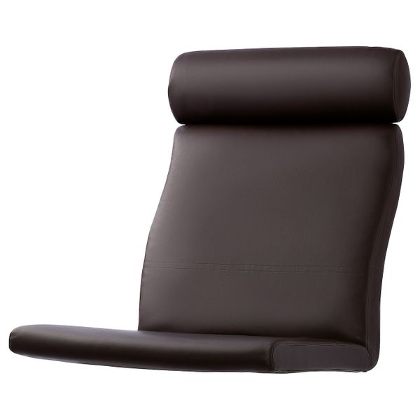Подушка-сиденье на кресло, Кимстад темно-коричневый IKEA ПОЭНГ 003.372.95 - схема-чертеж с размерами