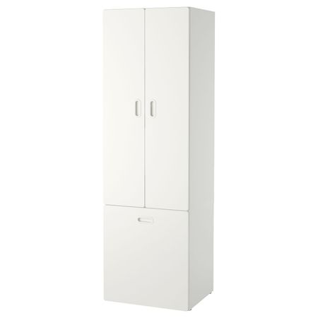 Гардероб с отделением для/игрушек, белый/белый 60x50x192 см IKEA СТУВА / ФРИТИДС 592.796.65