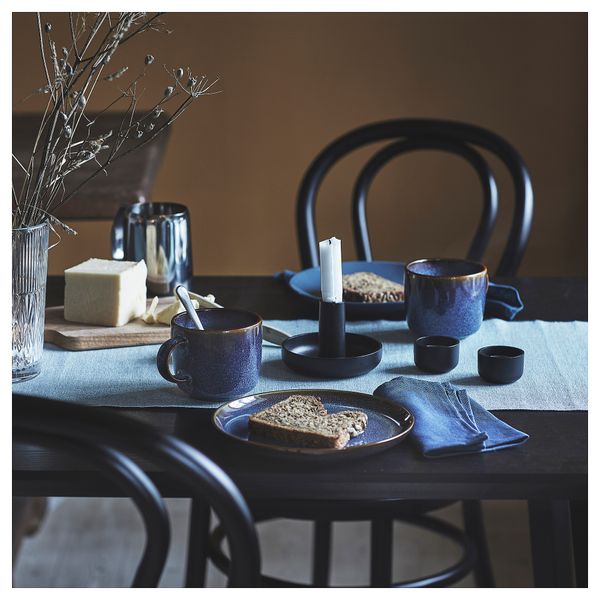 Тарелка десертная, синий, 20 см IKEA GLADELIG ГЛАДЕЛИГ 705.036.39 - фото 6