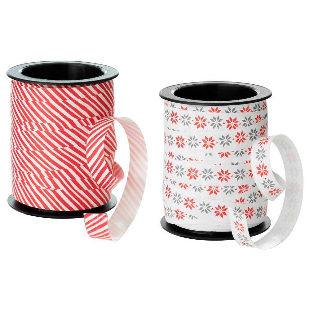 Упаковочная лента ВИНТЕР 2017, различные орнаменты (20 м) - фото 1