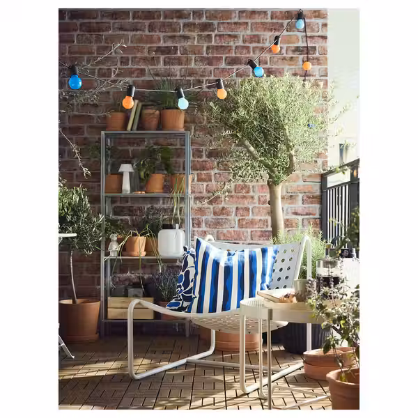 SKOGSÖN СКОГСЁН Кресло - светло-серый для сада - фото 2