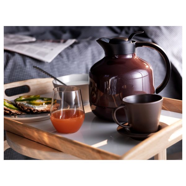 Поднос, каучуковое дерево 38x58 см IKEA KLACK КЛАКК 003.736.79 - схема-чертеж с размерами