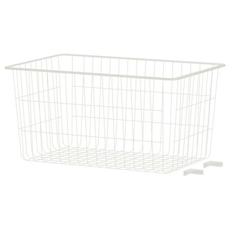 Проволочная корзина АЛЬГОТ, белый (38x60x29 см)