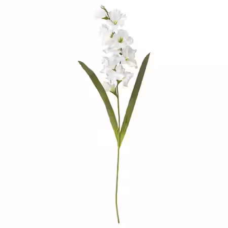 SMYCKA Цветок искусственный - Гладиолус/белый 100 см