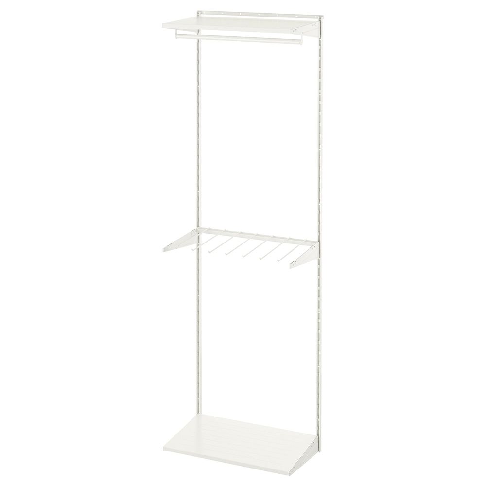 Гардероб, комбинация, белый 62x40x201 см IKEA BOAXEL БОАКСЕЛЬ 793.323.65 - фото 1